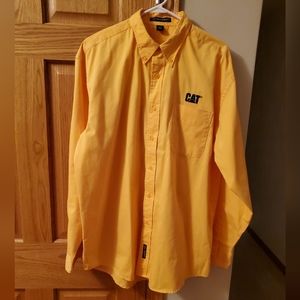 Port Authority Men's Caterpillar CAT Long Sleeve Oxford Dress Casual XL Shirt